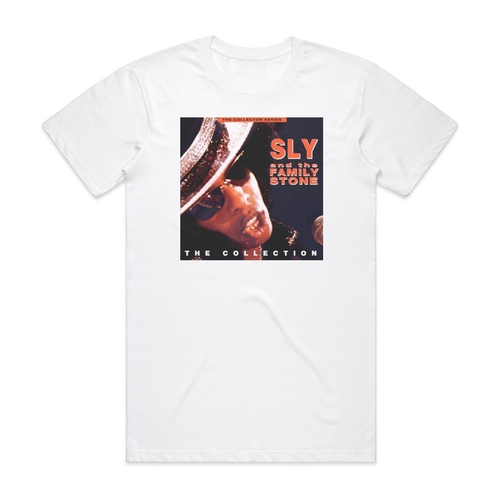 Sly And The Family Stone The Collection Album Cover T-Shirt White